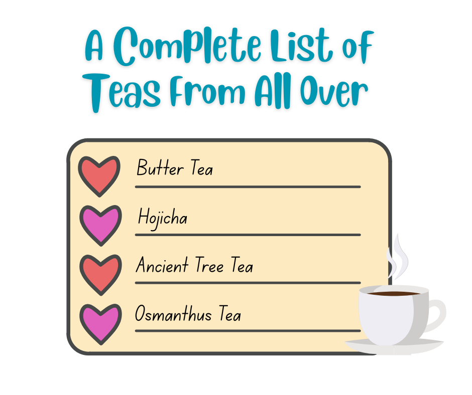 A complete list of teas explained. – The Great Mississippi Tea Company