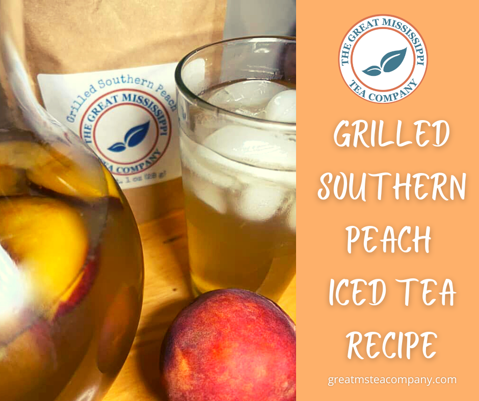 How to make Peach Iced Tea Recipe The Great Mississippi Tea Company