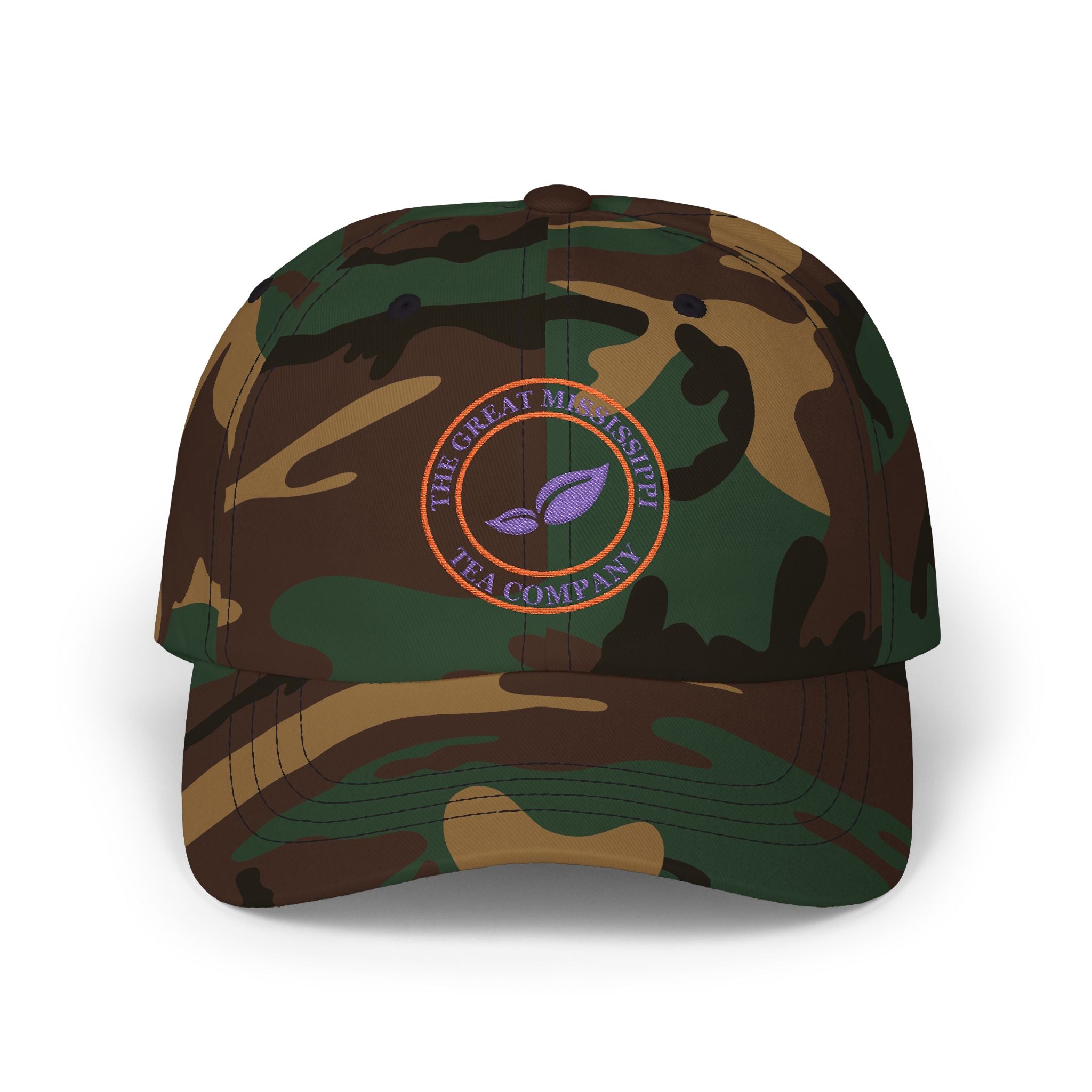 Classic Dad Cap with Embroidered Tea Company Logo | Perfect Gift for Father's Day, Casual Style, Outdoor Activities, Gardening, Relaxed Look