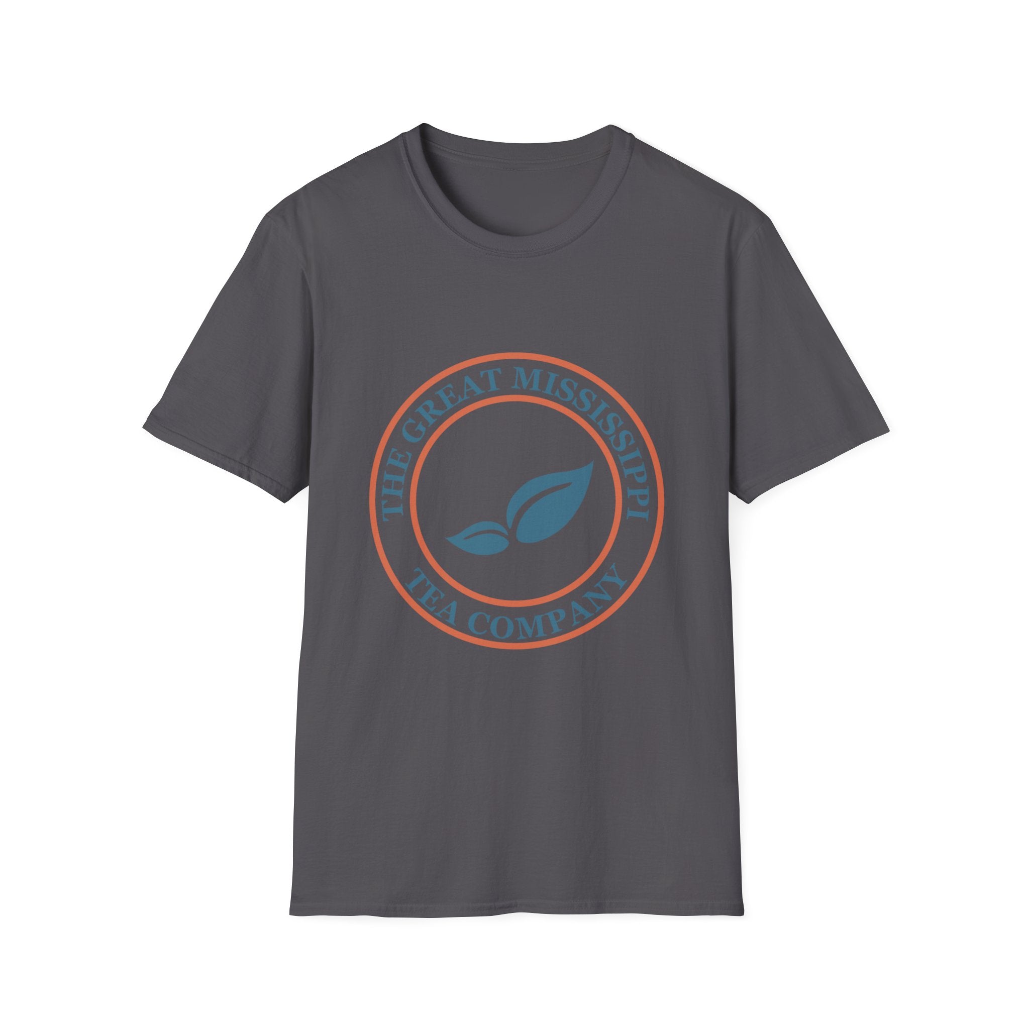 The Great Mississippi Tea Company Unisex Softstyle T-Shirt, Tea Lover Gift, Casual Wear, Unique Tea Merchandise, Eco-Friendly Shirt
