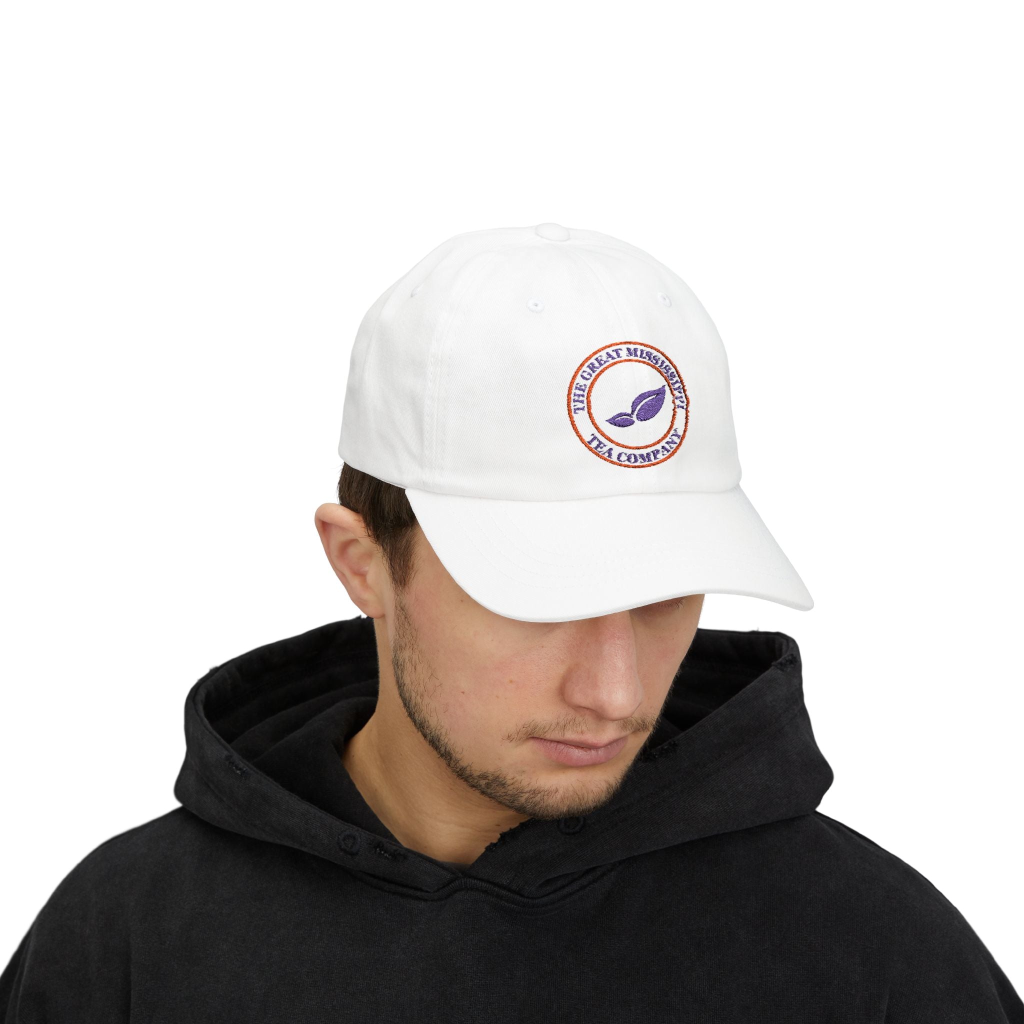 Classic Dad Cap with Embroidered Tea Company Logo | Perfect Gift for Father's Day, Casual Style, Outdoor Activities, Gardening, Relaxed Look