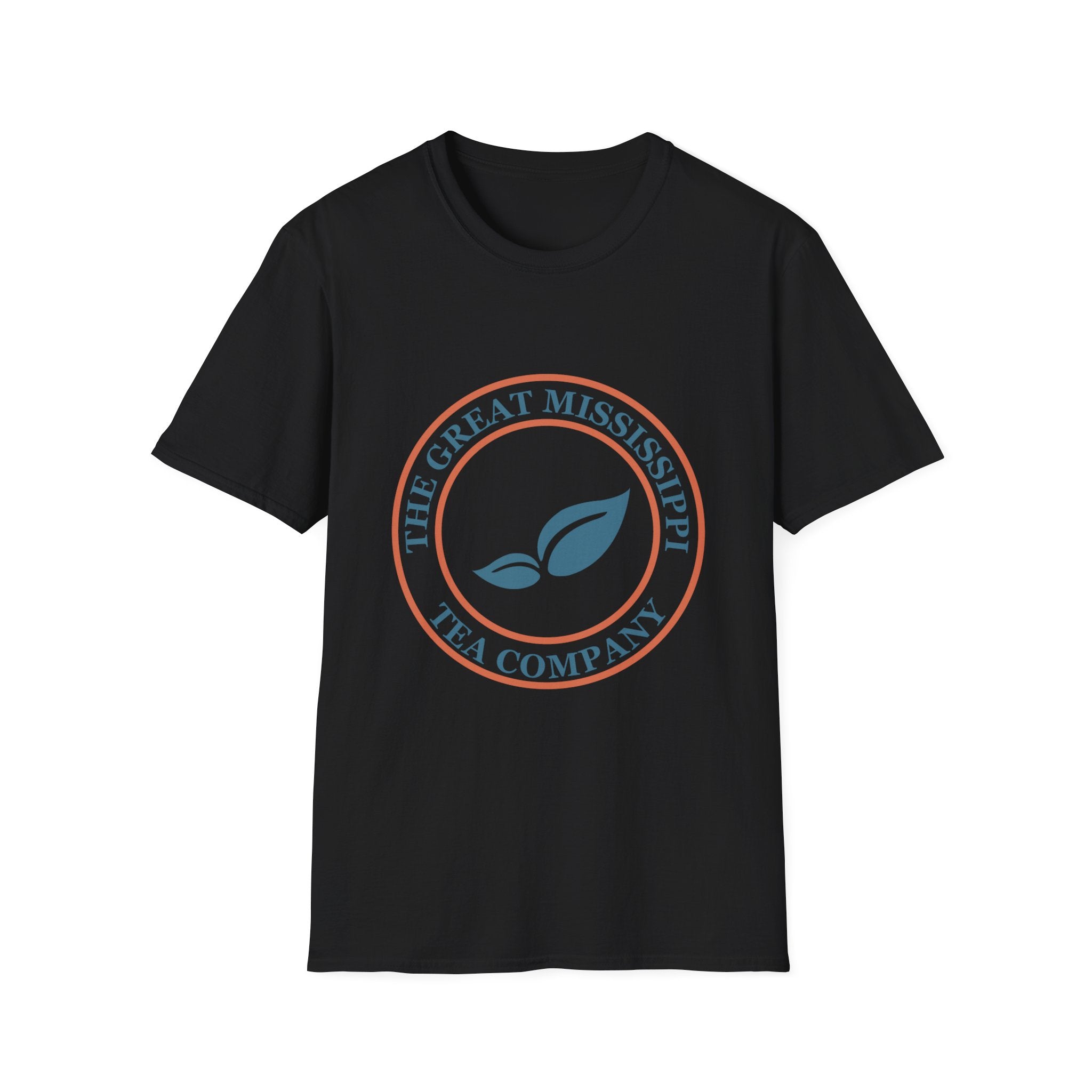 The Great Mississippi Tea Company Unisex Softstyle T-Shirt, Tea Lover Gift, Casual Wear, Unique Tea Merchandise, Eco-Friendly Shirt