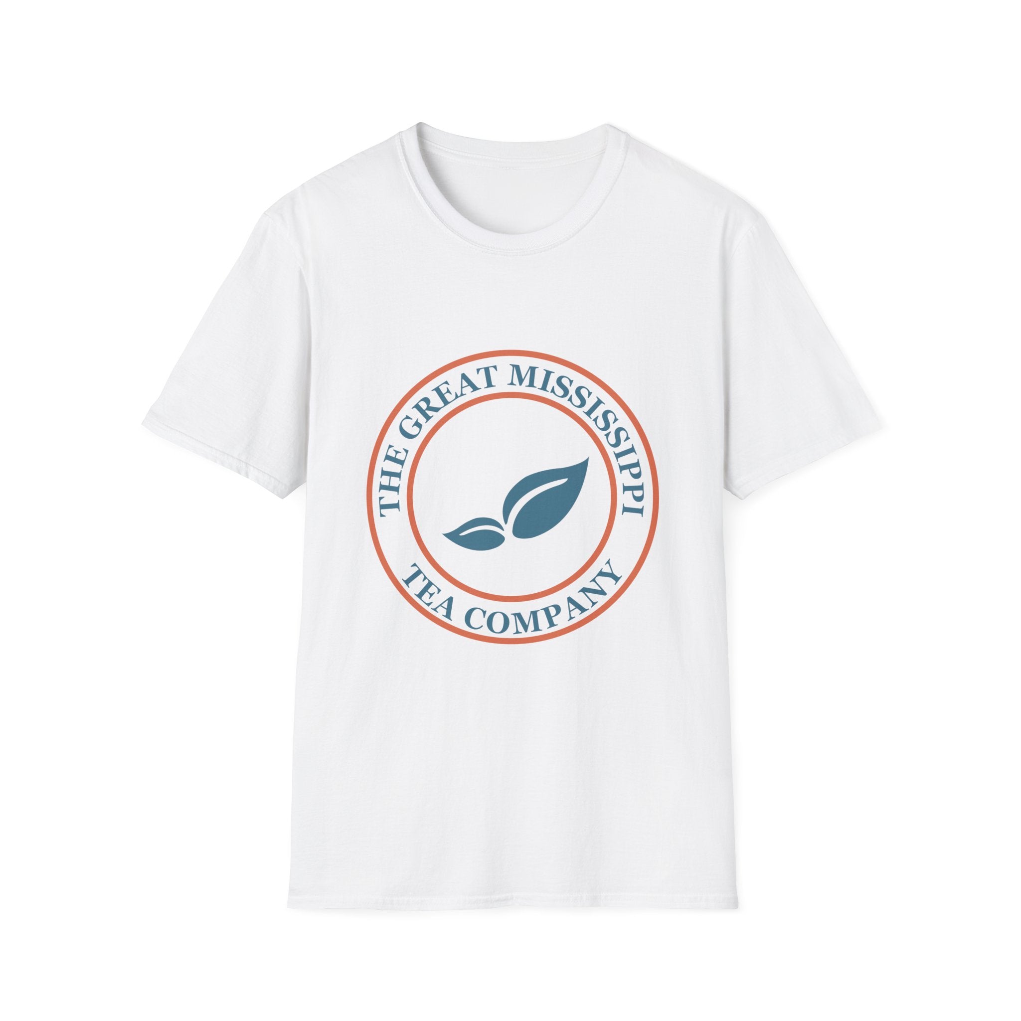 The Great Mississippi Tea Company Unisex Softstyle T-Shirt, Tea Lover Gift, Casual Wear, Unique Tea Merchandise, Eco-Friendly Shirt