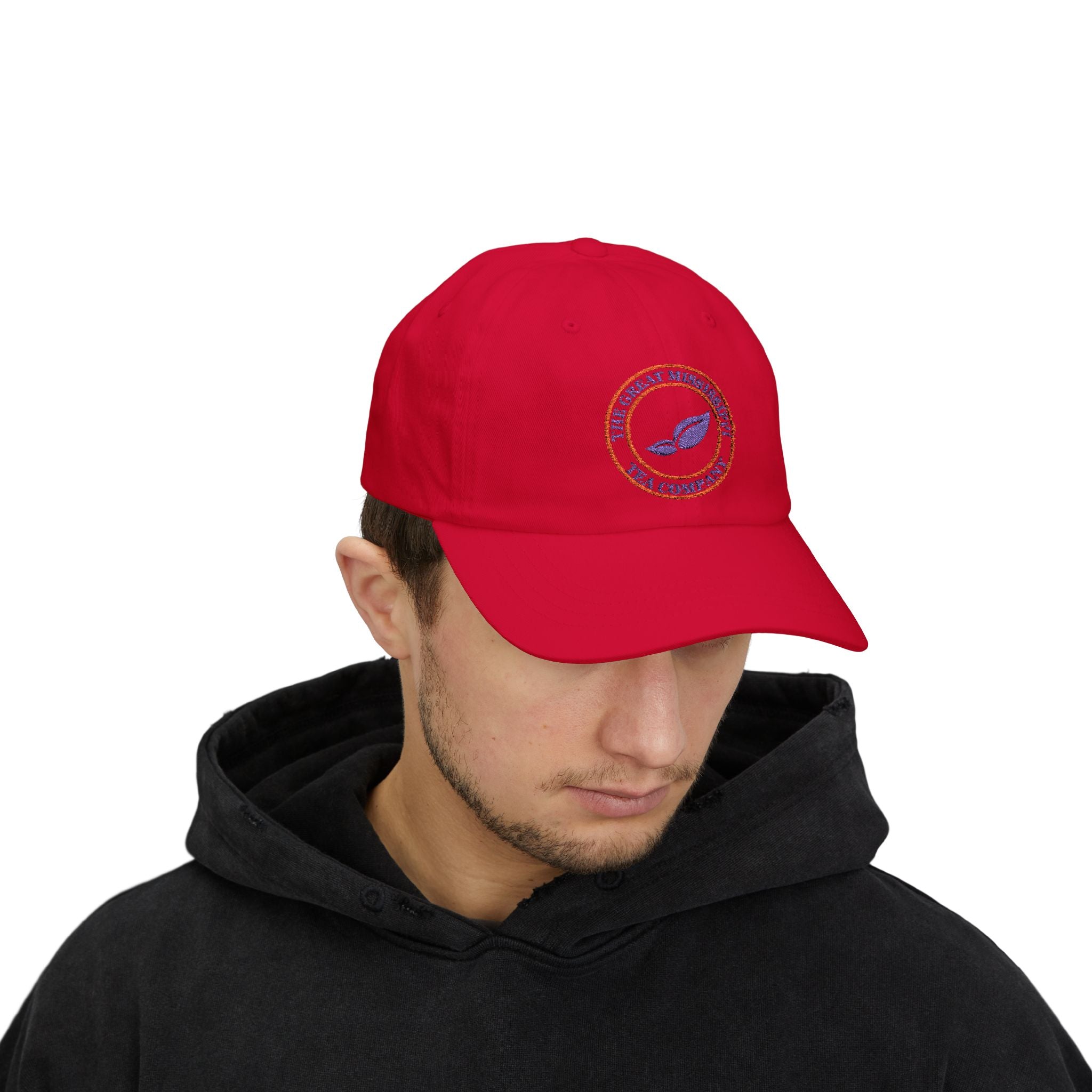 Classic Dad Cap with Embroidered Tea Company Logo | Perfect Gift for Father's Day, Casual Style, Outdoor Activities, Gardening, Relaxed Look