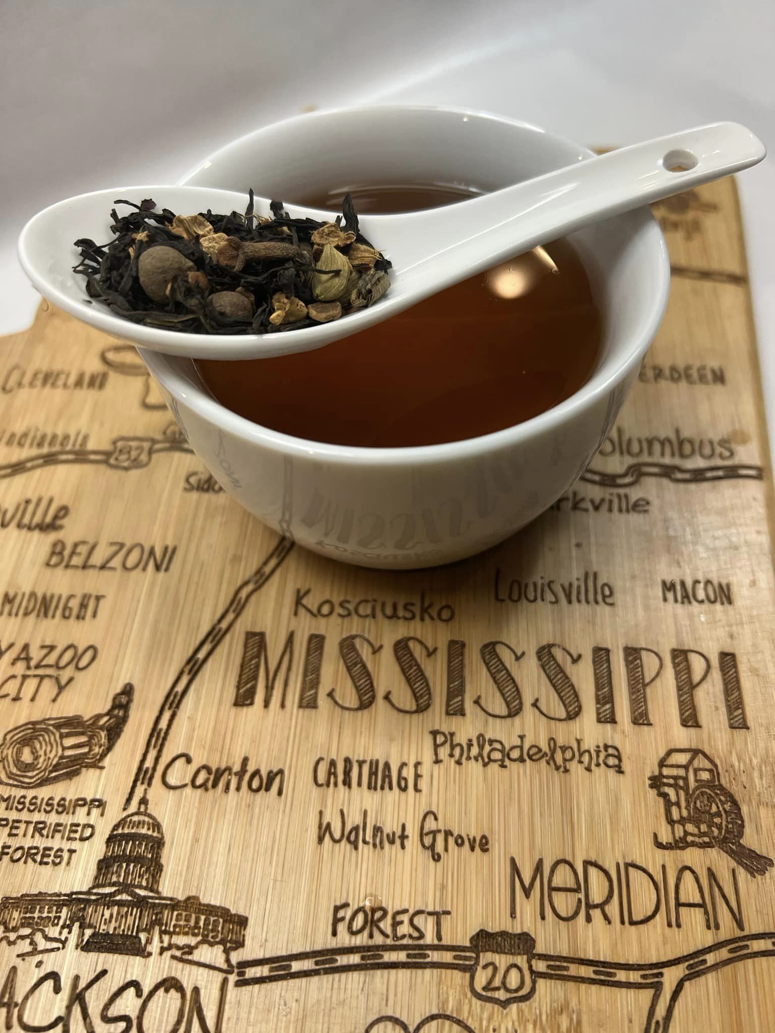 Chai made with 100% US grown black tea