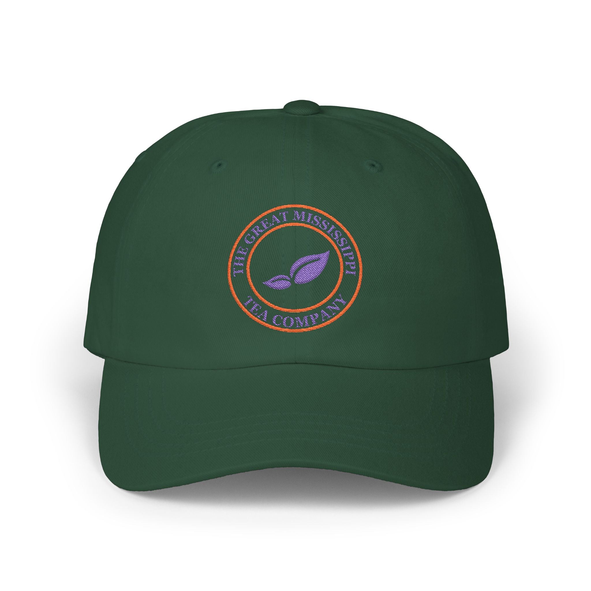 Classic Dad Cap with Embroidered Tea Company Logo | Perfect Gift for Father's Day, Casual Style, Outdoor Activities, Gardening, Relaxed Look